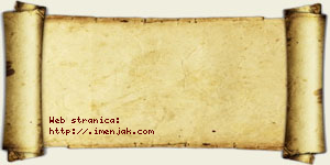 Jasmina Vojinović vizit kartica